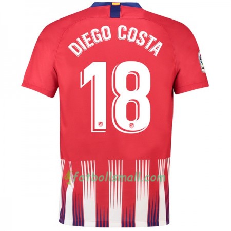 Atlético Madrid Fotbollströjor Diego Costa 18 Hemma tröja 2018/19 Kortärmad